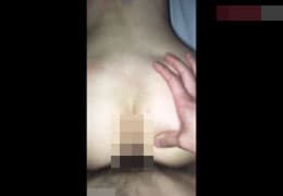 スマホ個人撮影　「あぁ…ダメ❤」喘ぎ声が可愛いスレンダー彼女にAVみたいな中出ししてみたw