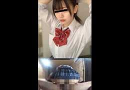 スマホ個人撮影　腰使いが上手いな～w 制服コス美少女の騎乗位ハメ撮り！！