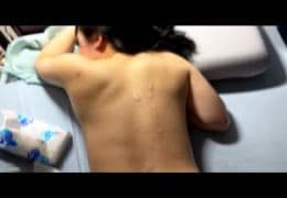 スマホ個人撮影　元カノとの2回戦♪背中に大量ぶっかけ精子が残る状態でパコってみたw