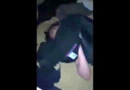 スマホ個人撮影　ヤリサーかな？友達の美乳JDを複数でパコってる動画。。