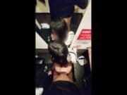 スマホ個人撮影　ヤリ目的でセフレとネカフェ→声潜めてハメまくったv