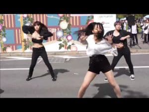 スマホ個人撮影　これは恥ずかしい///キレッキレのダンス中に観客の前でポロリしちゃった同●社女子大ダンサー、、